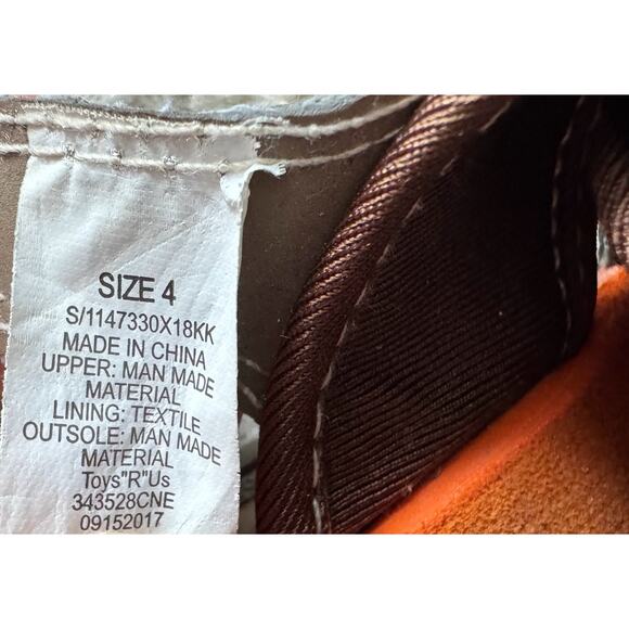 Koala Kids Sandals Toddler Boy Size 4 Brown Orange Hook & Loop - Picture 8 of 8